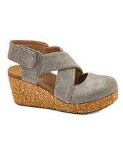 Case Closed in Grey Faux Suede by Corkys