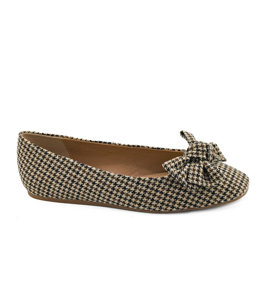 Sugar Rush in Black Tan Houndstooth by Corkys