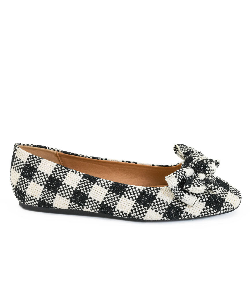 Sugar Rush in Black White Check by Corkys