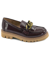 Not Literally in Dark Red Crinkle Patent by Corkys