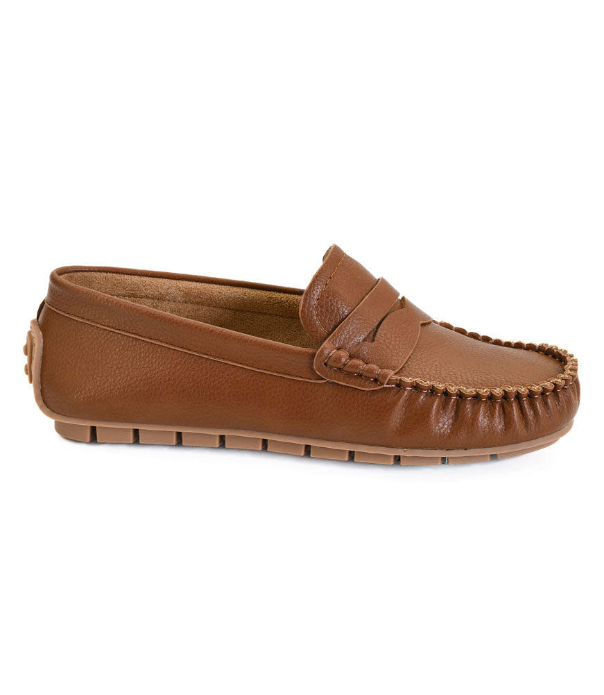 Penny For Your Thoughts in Cognac Pebble by Corkys