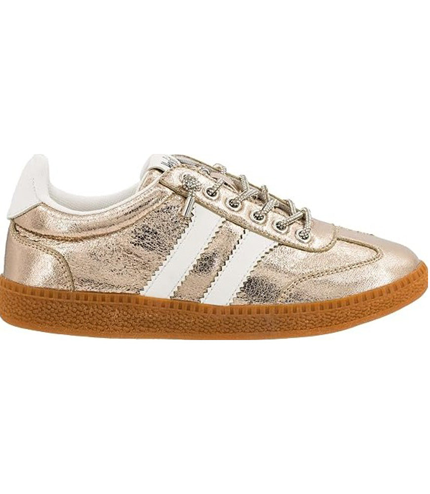 Heads Up in Gold Metallic by Corkys