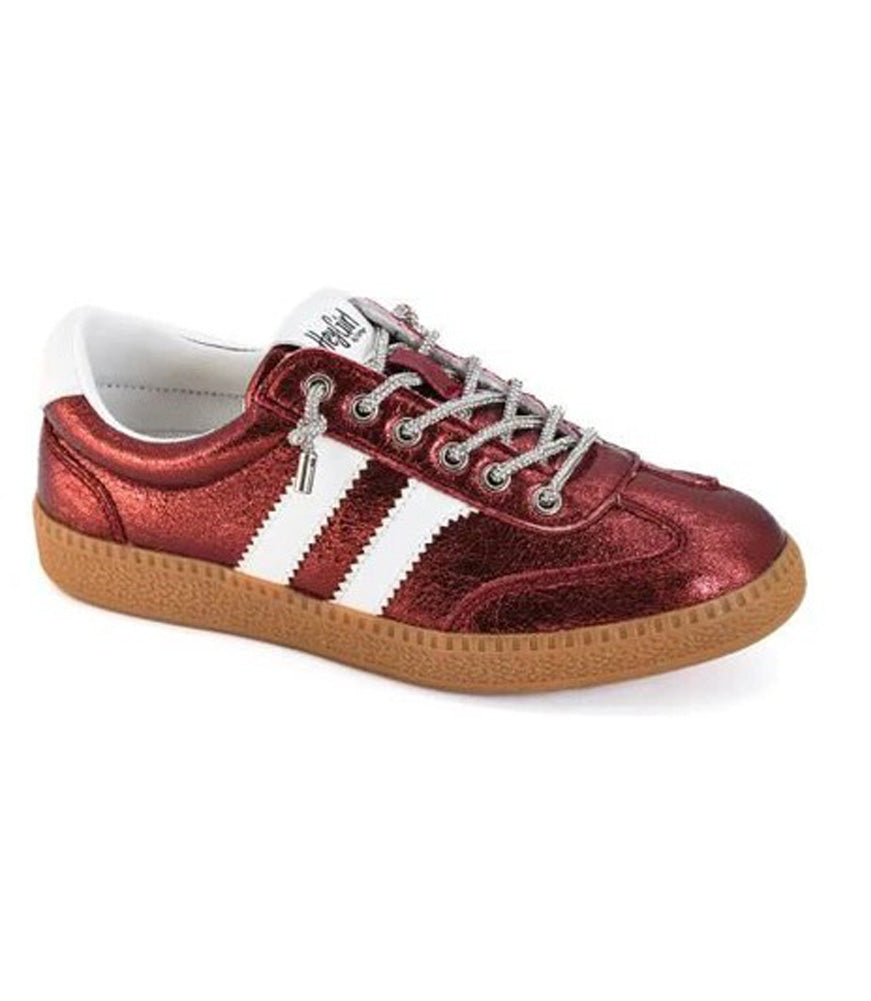 Heads Up in Red Metallic by Corkys