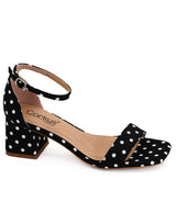 Save The Date in Black White Polka Dots by Corkys