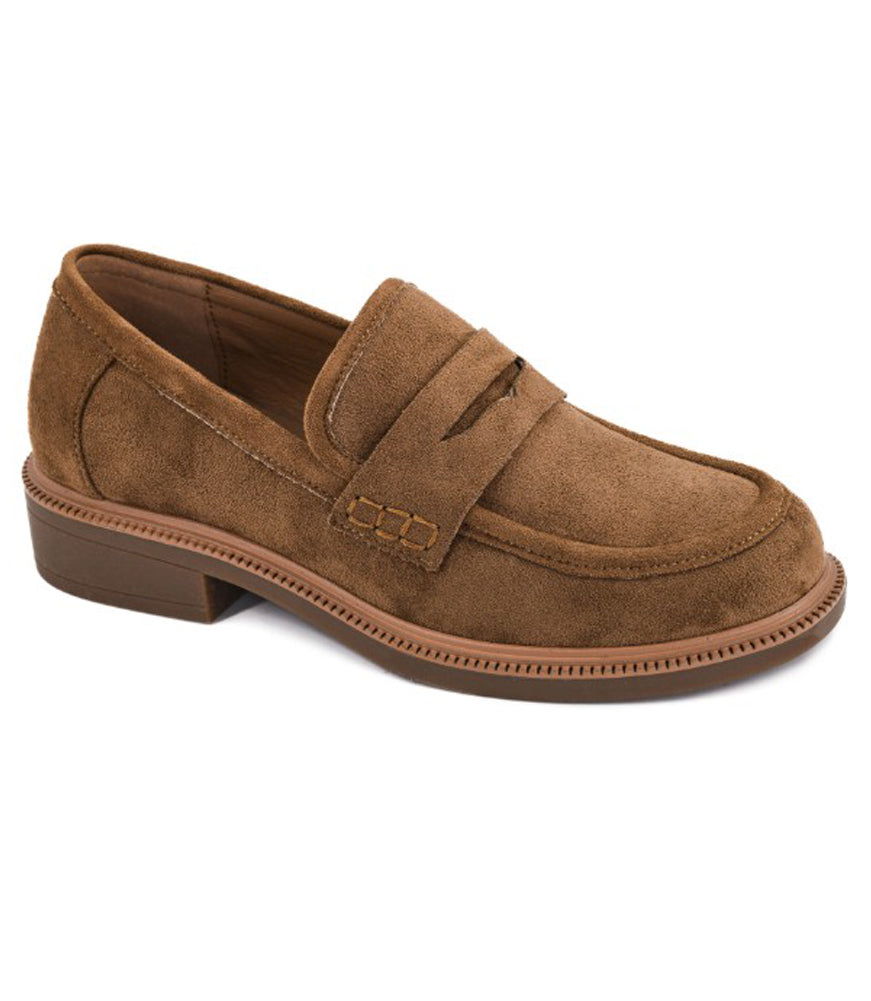 Pretty Please Tobacco Faux Suede by Corkys