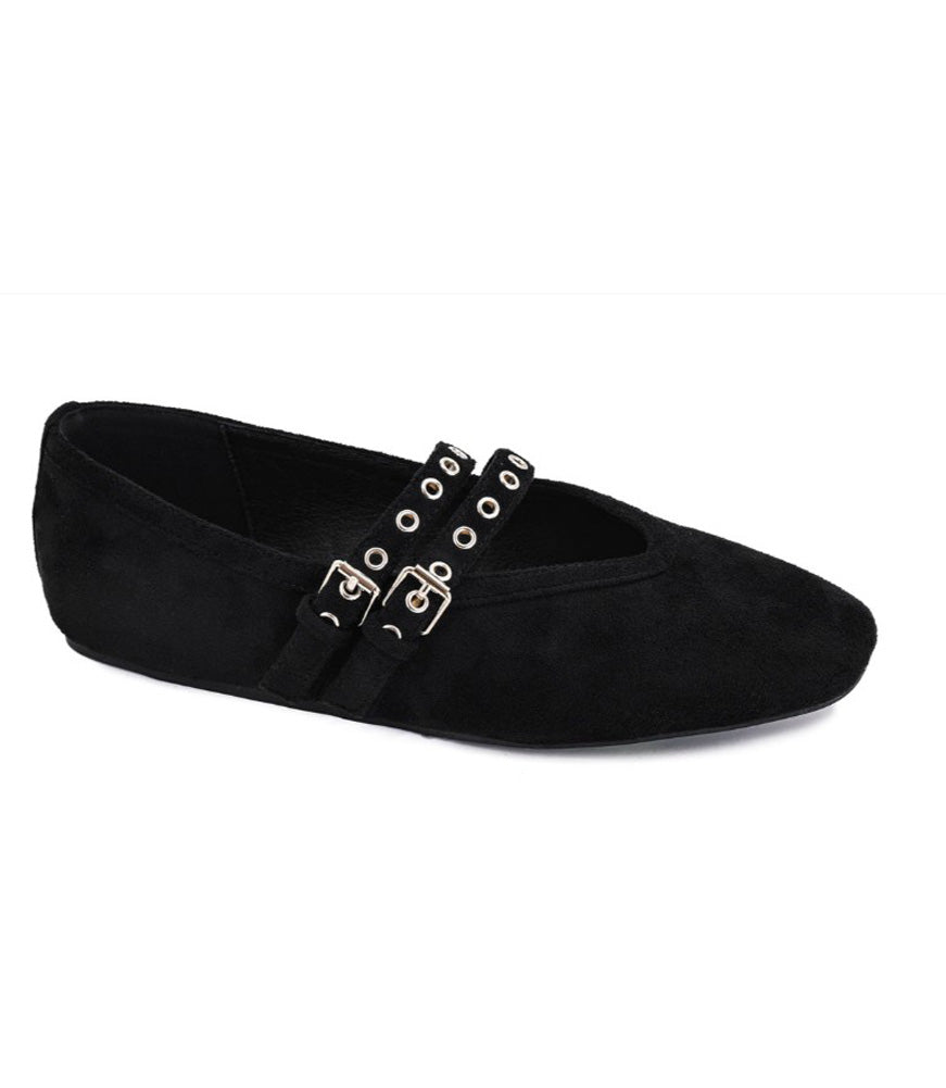 All Eyes On Me in Black Faux Suede by Corkys