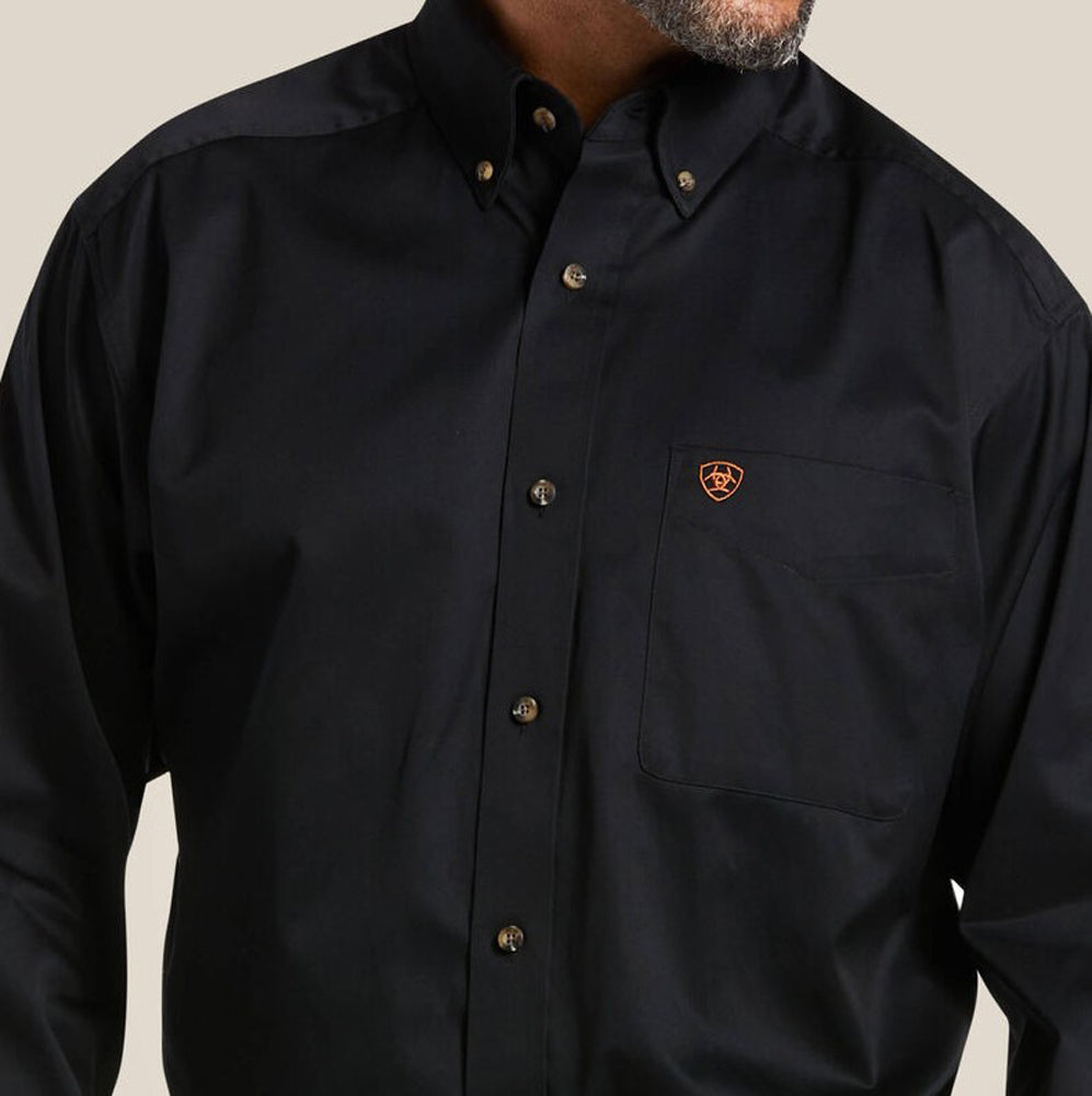 Solid Twill Classic LS in Black by Ariat