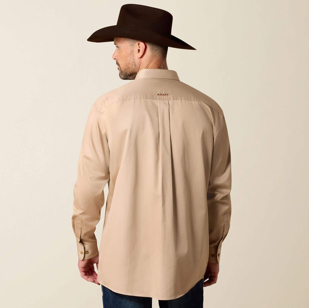 Solid Twill Classic LS in Khaki by Ariat