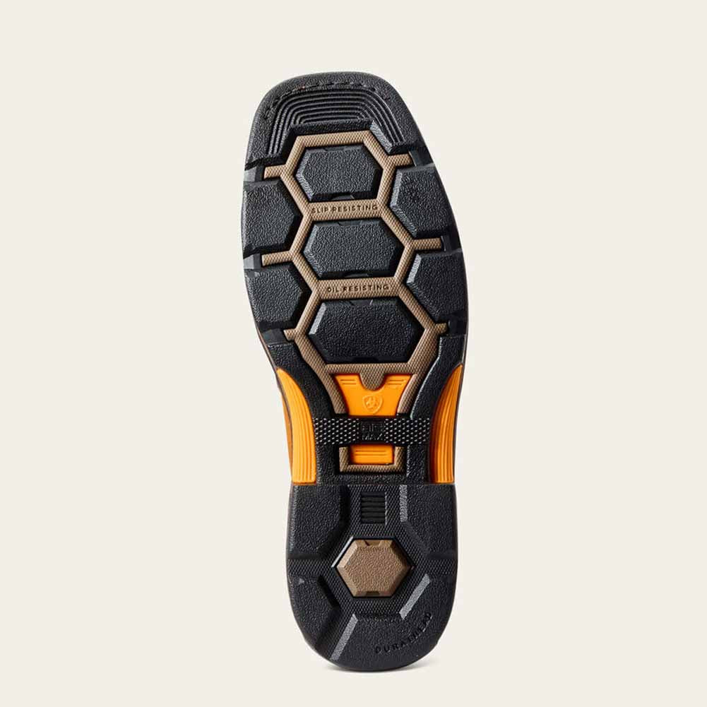 Mns Overdrive Wide Square Alamo Brown CT by Ariat