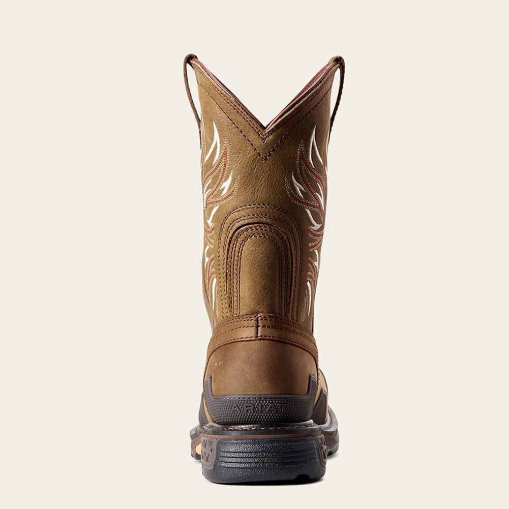 Mns Overdrive Wide Square Alamo Brown CT by Ariat