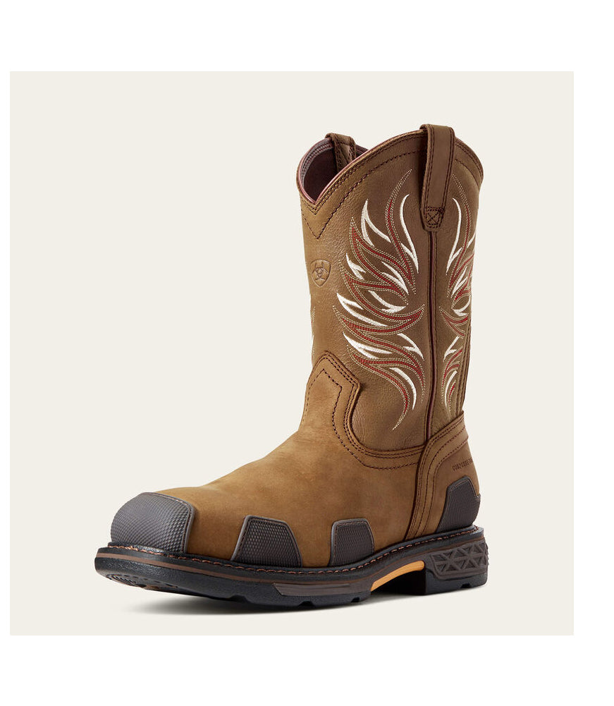 Mns Overdrive Wide Square Alamo Brown CT by Ariat