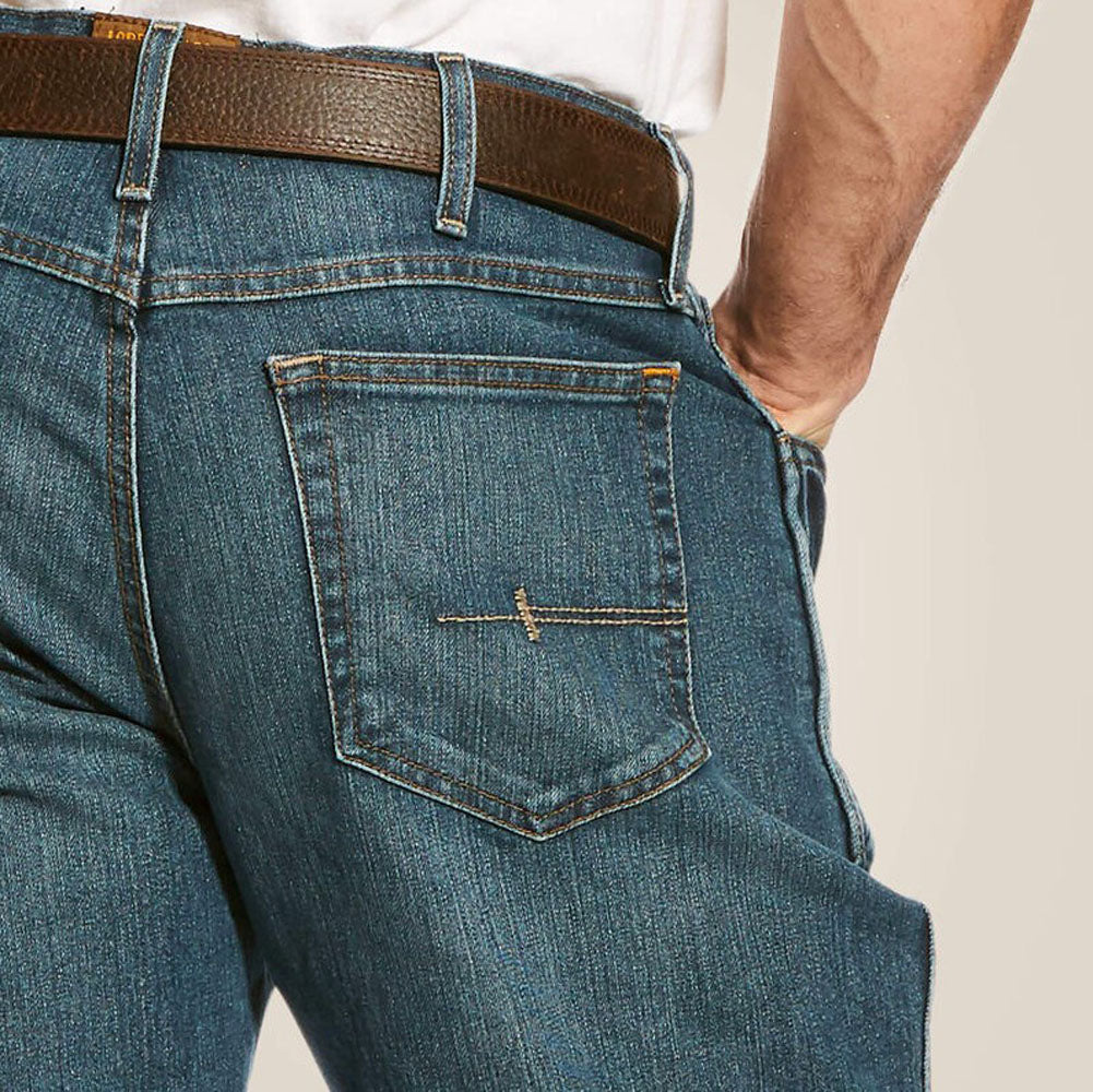 Rebar M4 Relaxed DuraStretch Basic Bootcut Jean in Carbine by Ariat