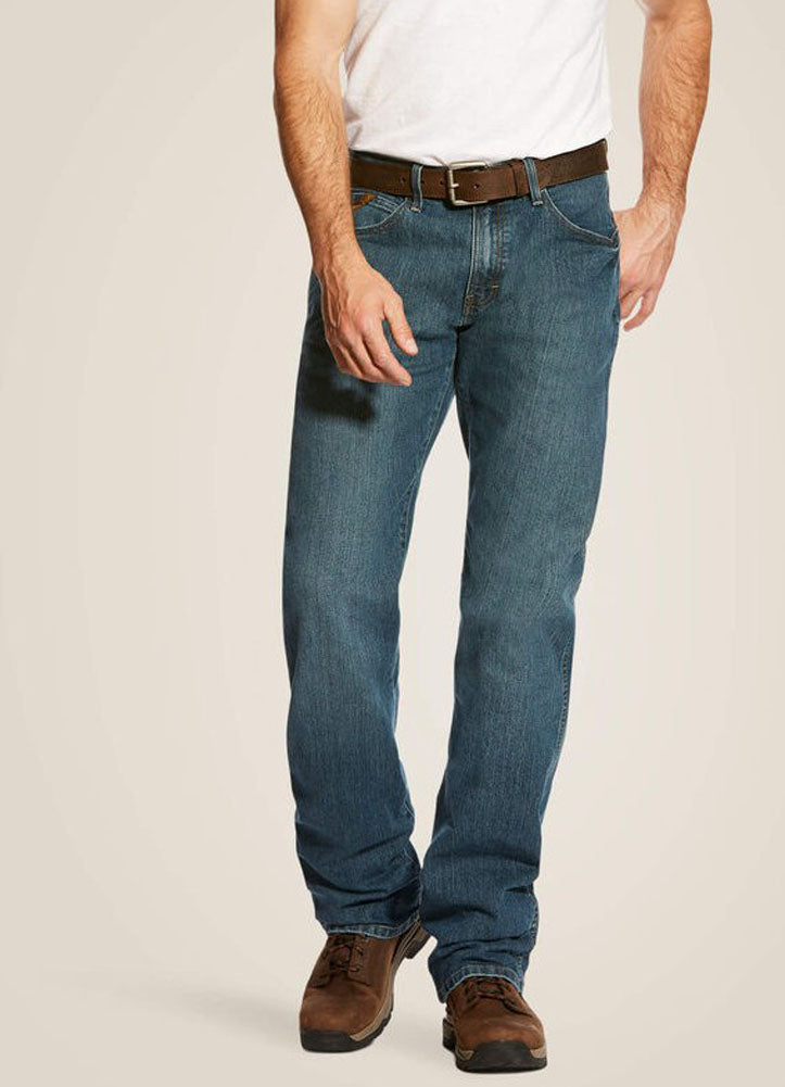 Rebar M4 Relaxed DuraStretch Basic Bootcut Jean in Carbine by Ariat