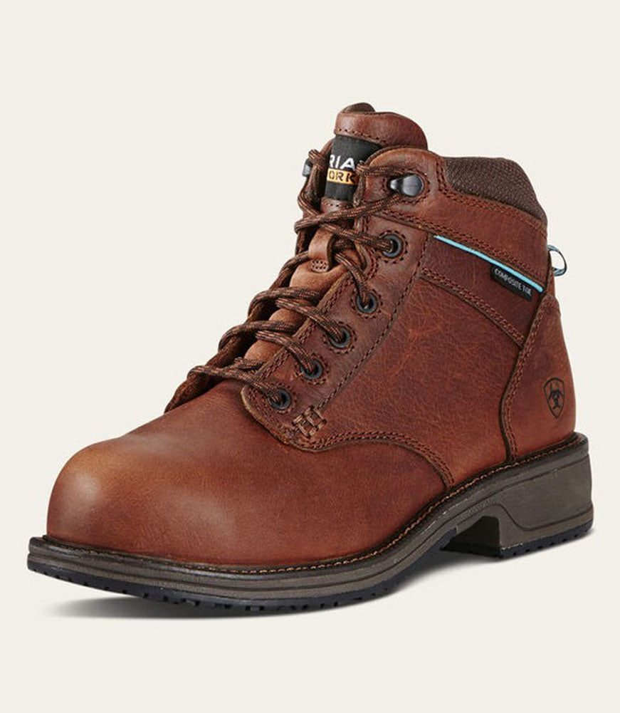 Casual Work Mid Lace SD CT in Nutty Brown by Ariat