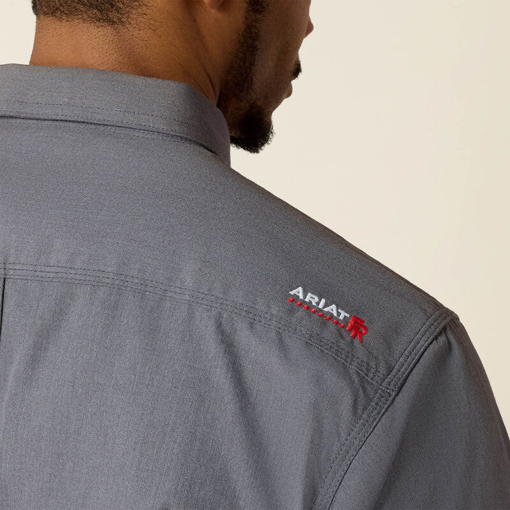 FR Featherlight LS Work Shirt in Gunmetal by Ariat
