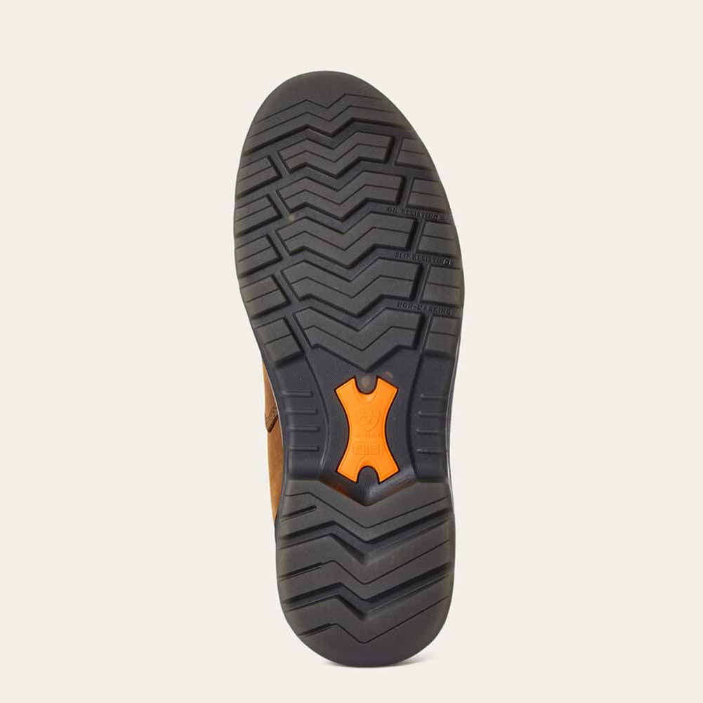 Mns Turbo Outlaw 6'' H20 CT Barley Brn by Ariat