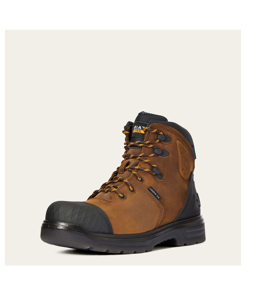 Mns Turbo Outlaw 6'' H20 CT Barley Brn by Ariat