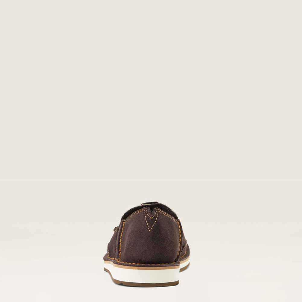 Cruiser in Chocolate Suede Lprd Hair by Ariat