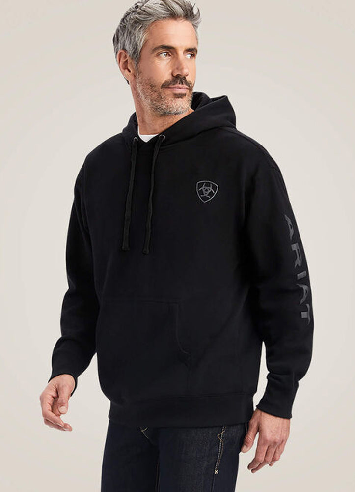 Ariat Logo Hoodie in Black by Ariat