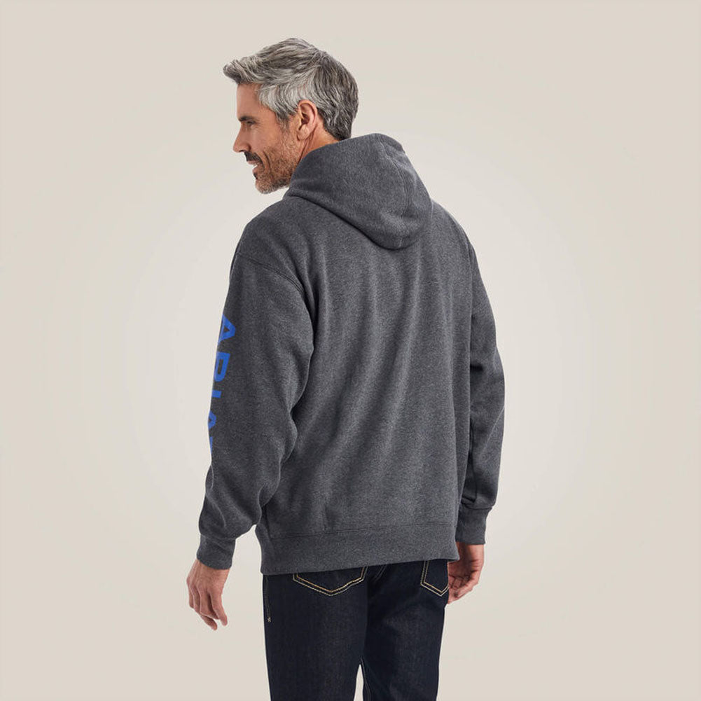 Ariat Logo Hoodie in Charcoal Heather by Ariat