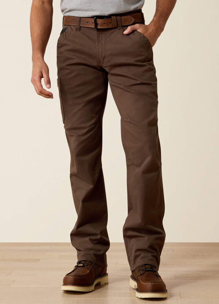 Rebar M5 DuraStretch Washed Twill Straight Jeans in Wren by Ariat