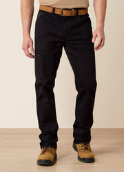 Rebar M4 Relaxed DuraStretch Straight Leg in Black by Ariat