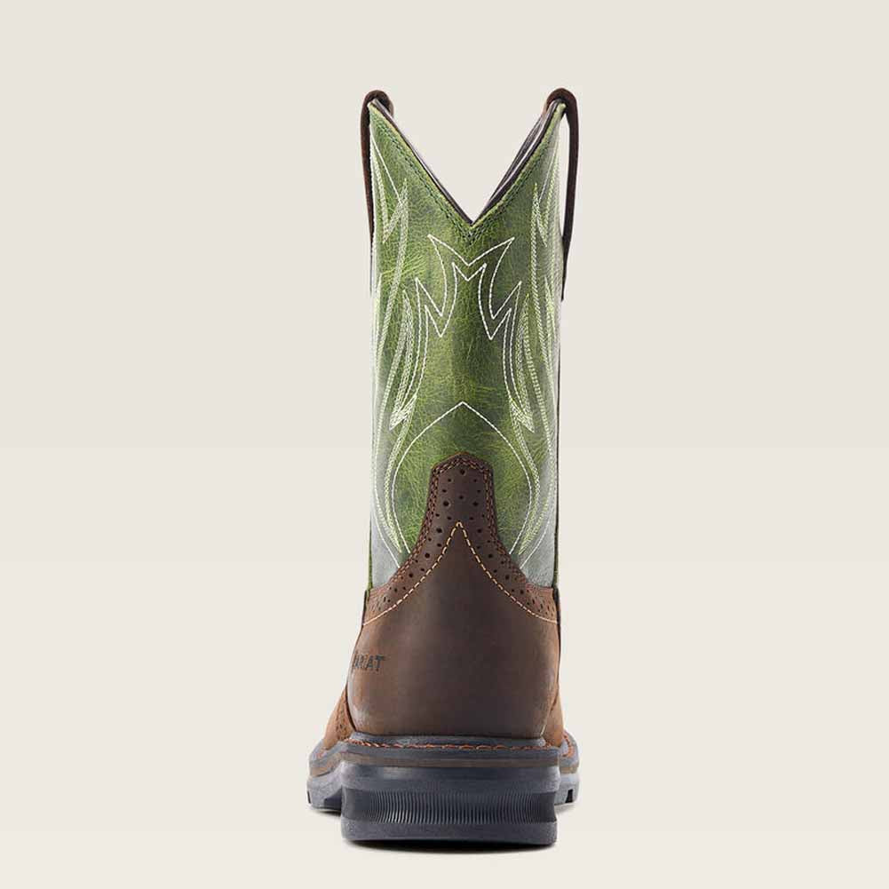 Mns Sierra Shock Shield ST Drk Brn Grn by Ariat