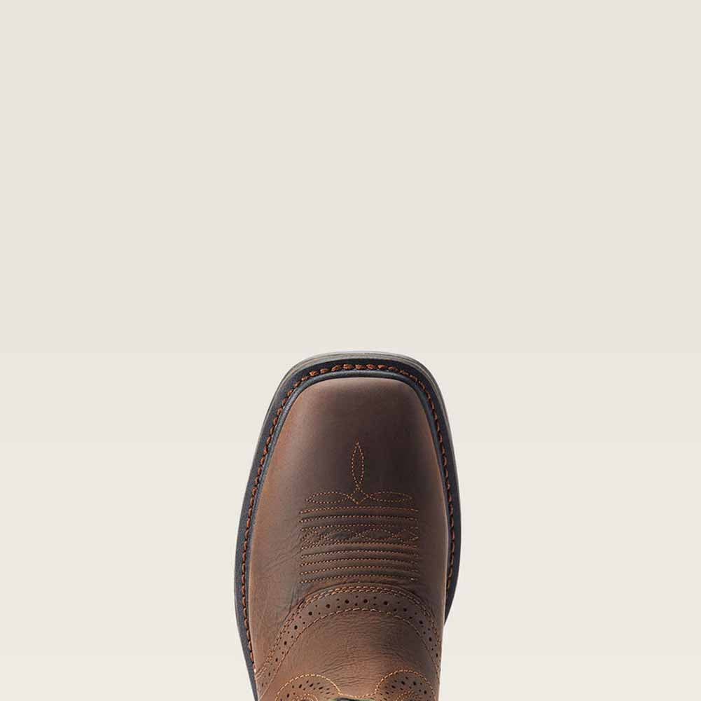 Mns Sierra Shcok Shield Drk Brn Grss Grn by Ariat
