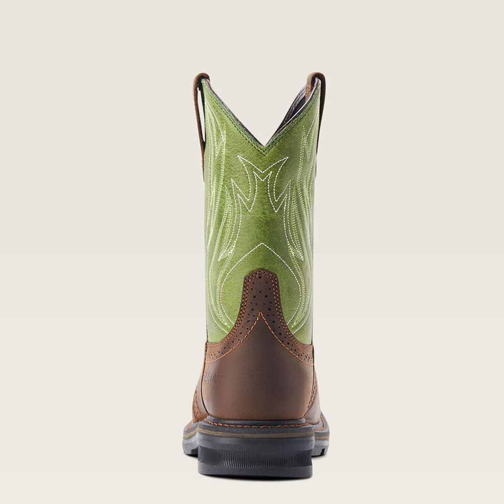 Mns Sierra Shcok Shield Drk Brn Grss Grn by Ariat