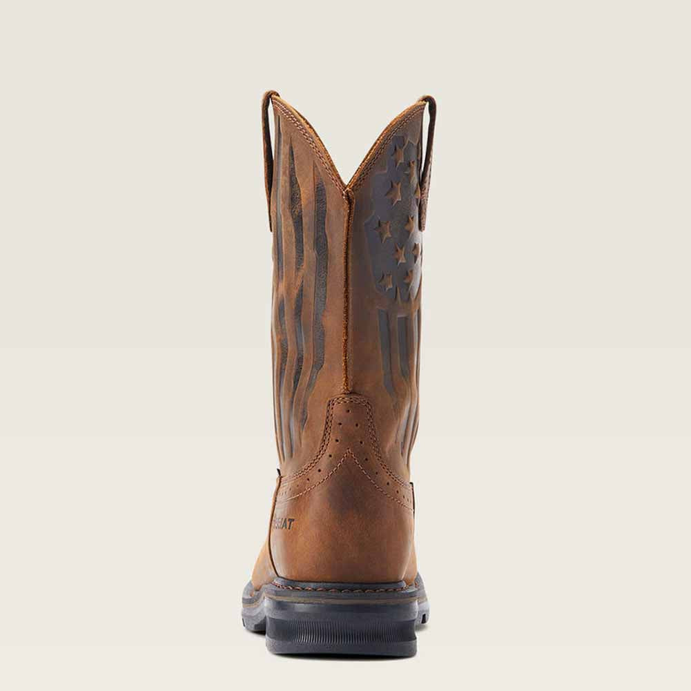 Mns Sierra Shock Shield Patriot St Brn by Ariat