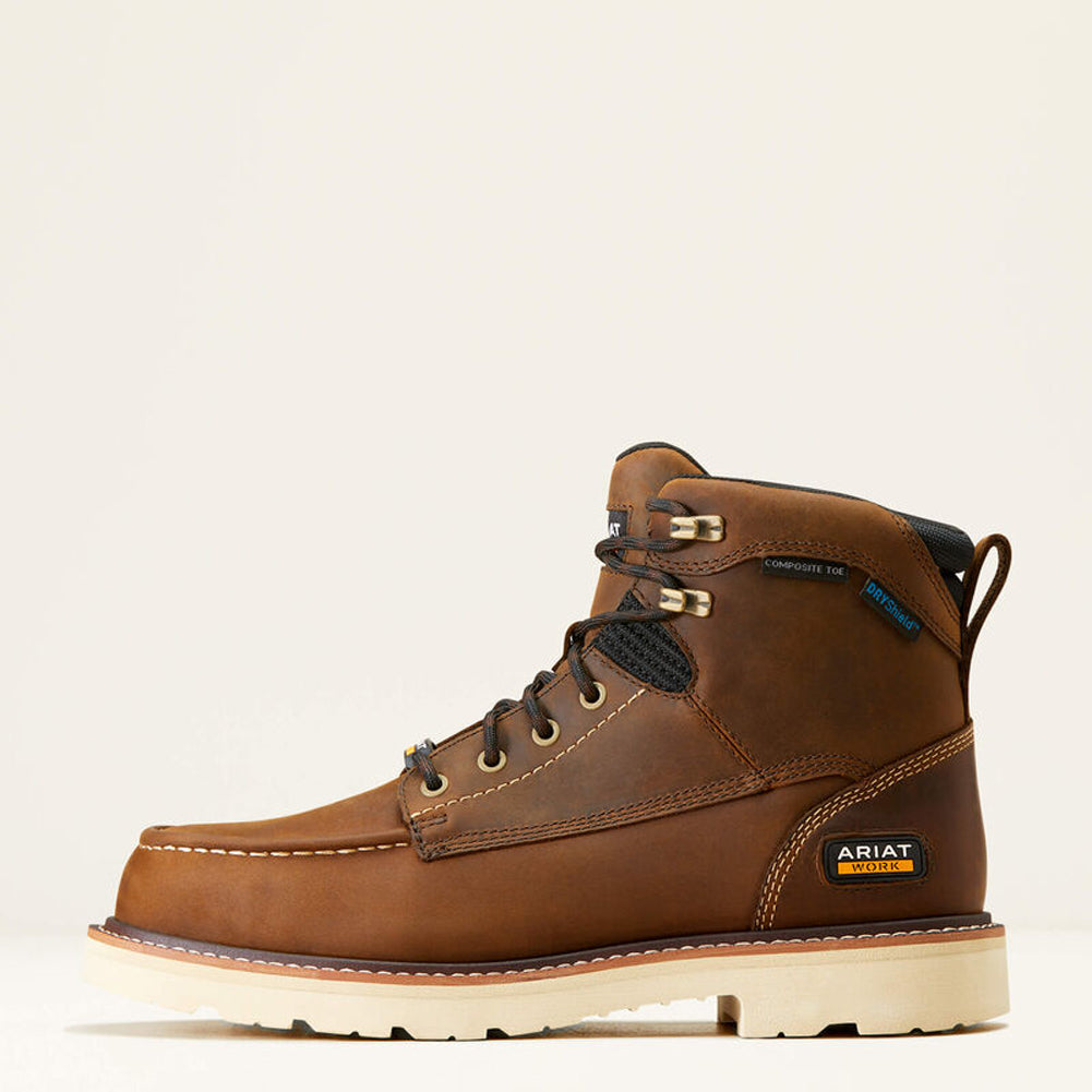 Rebar Lift 6'' H2O CT in Distressed Brown by Ariat