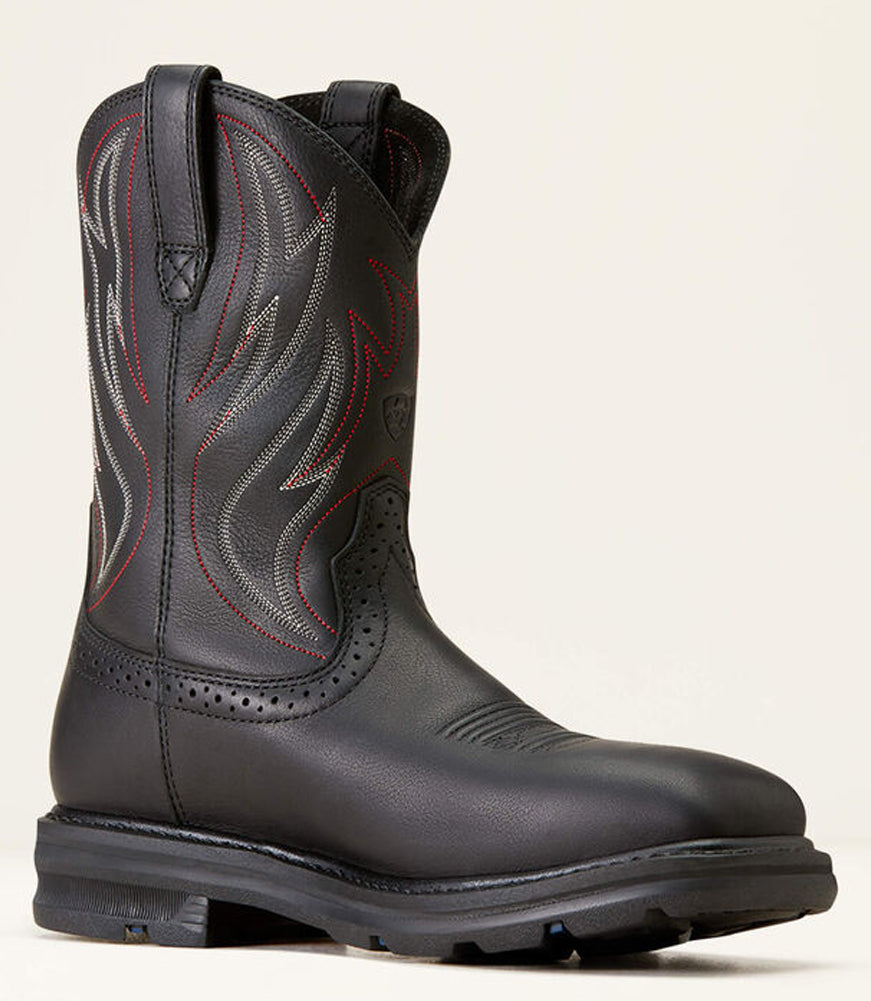 Sierra Shock Shield Steel Toe in Black by Ariat international