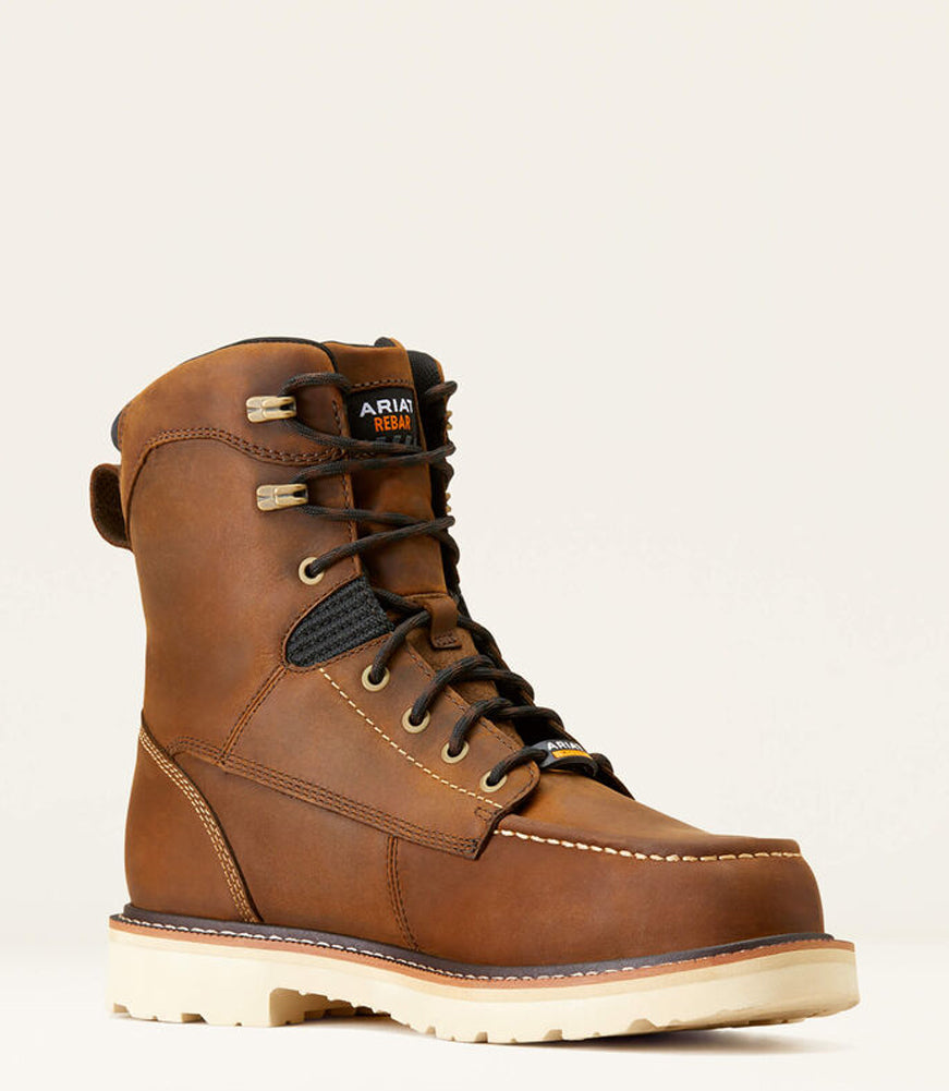Rebar Lift 8'' H20 Distrsd Brwn by Ariat