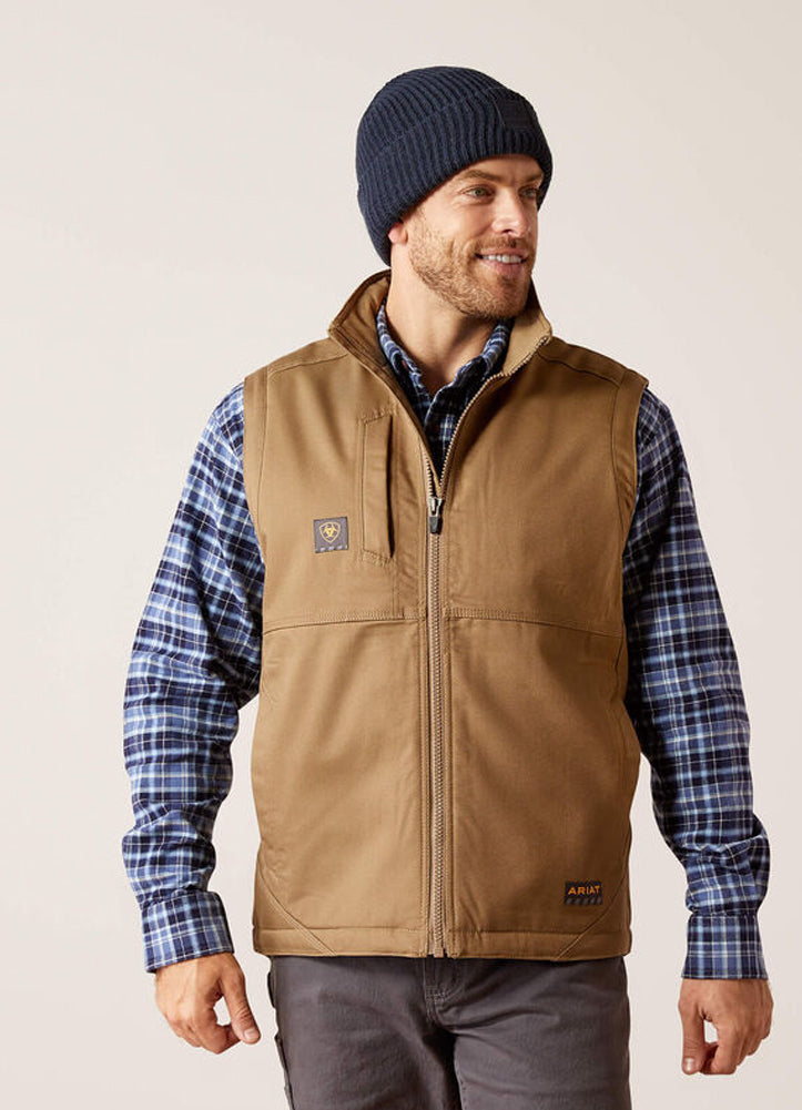 Rebar DuraCanvas Vest in Field Khaki by Ariat