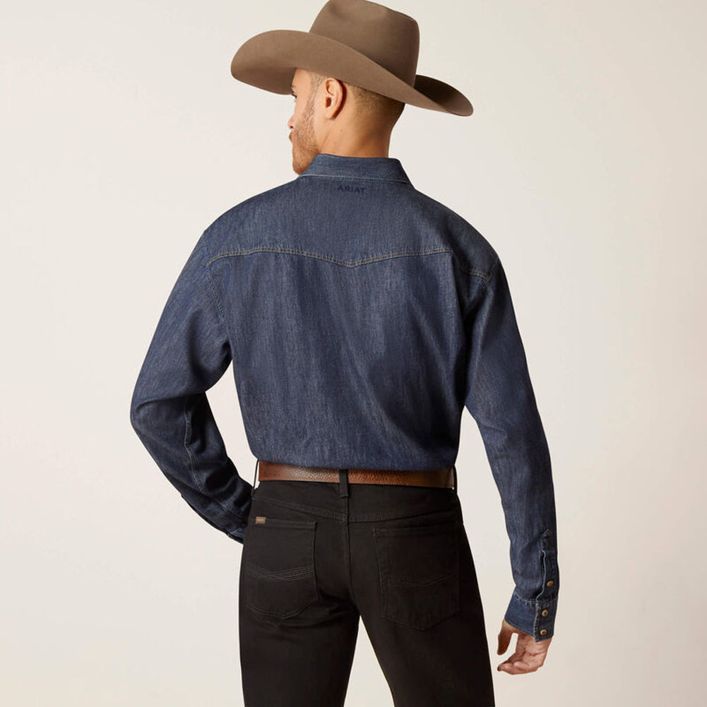 R Mns Classic Denim LS Shirt Broadway by Ariat