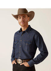 R Mns Classic Denim LS Shirt Broadway by Ariat
