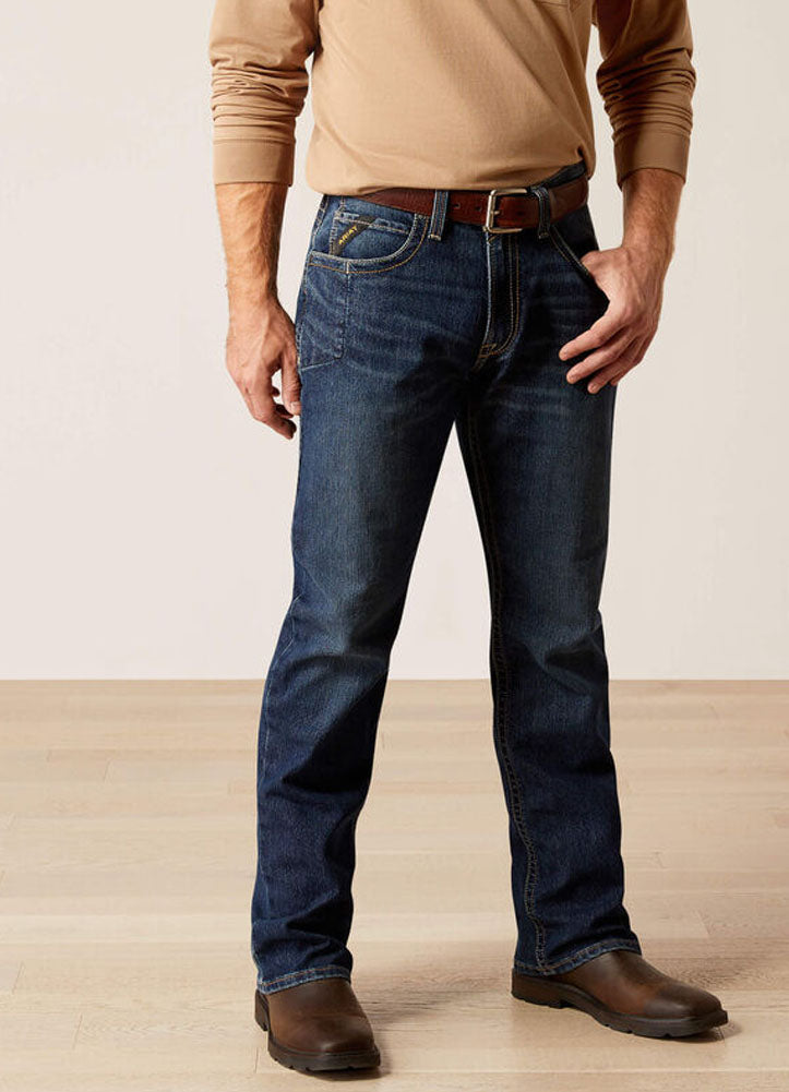 Rebar M4 Rail Durastretch Boot Jeans in Encinitas by Ariat