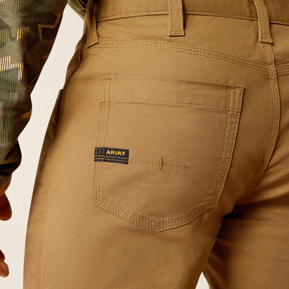 Rebar M5 Made Tough Straight Pants in Field Khaki by Ariat