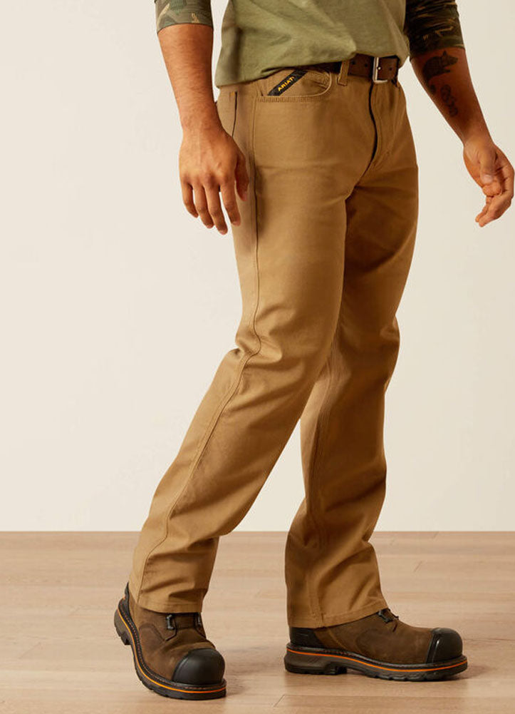 Rebar M5 Made Tough Straight Pants in Field Khaki by Ariat