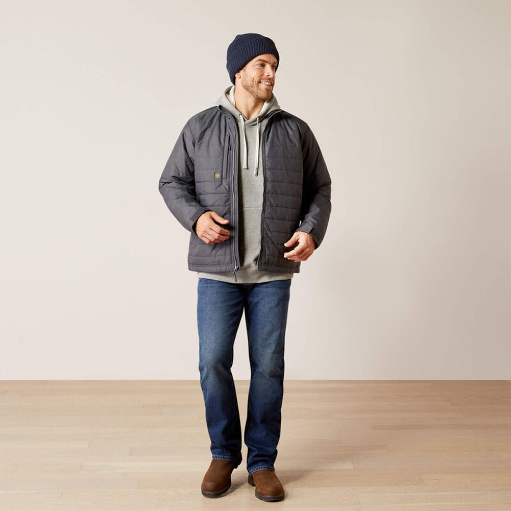 Rebar Cordura Ripstop Lightweight Insulated Jacket in Grey by Ariat