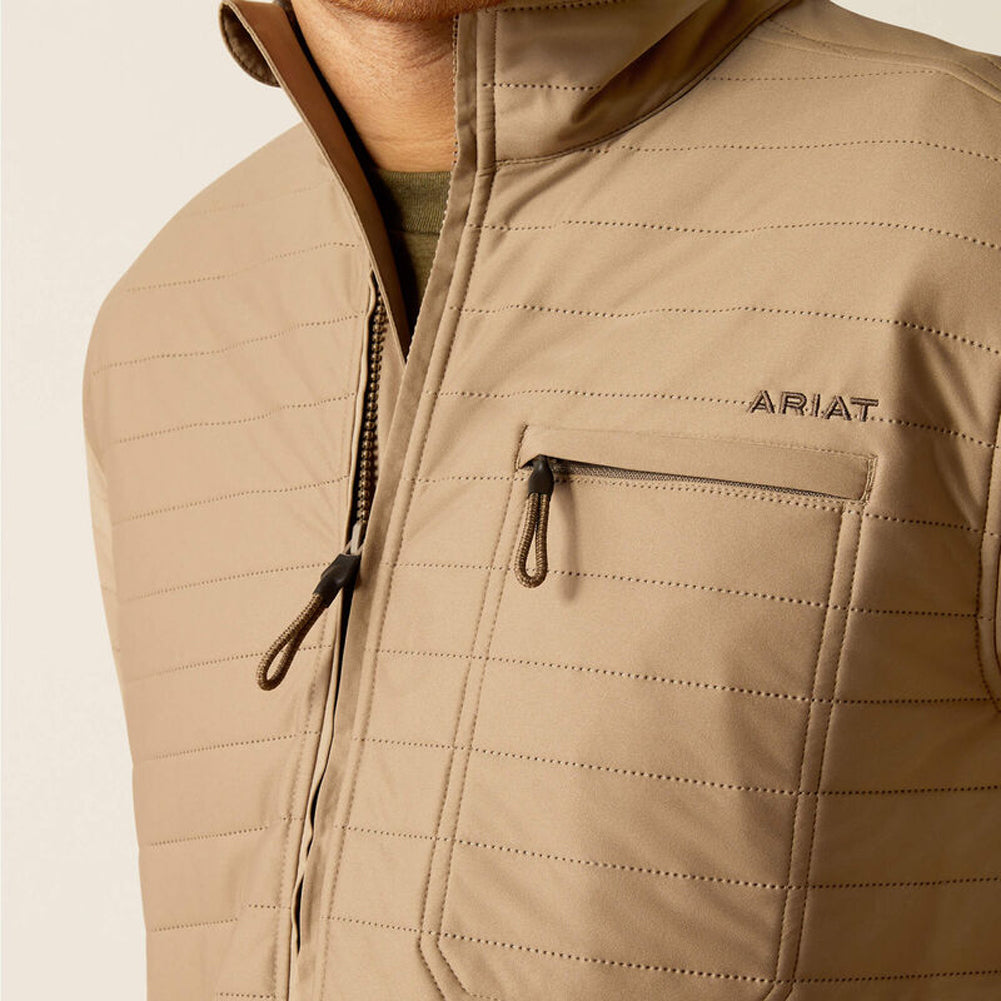 Wylie Full Zip Jacket in Khaki by Ariat
