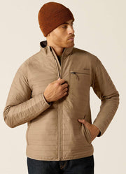 Wylie Full Zip Jacket in Khaki by Ariat