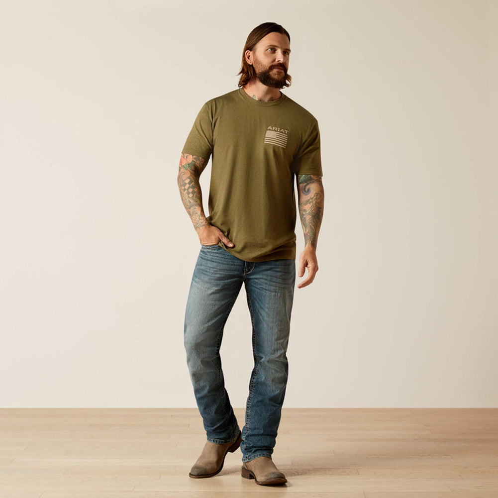Liberty USA Digi Camo SS in Dark Olive by Ariat
