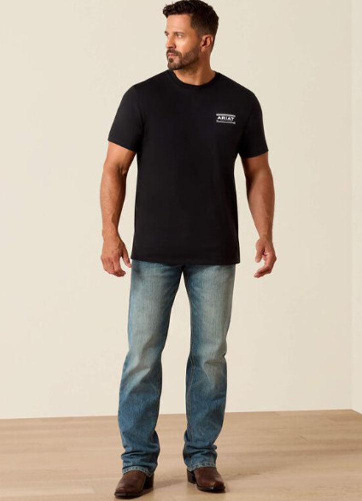 Canyon Aztec Shield SS in Black by Ariat
