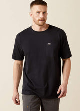 Rebar Cotton Strong Standard Pocket T-Shirt in Black by Ariat