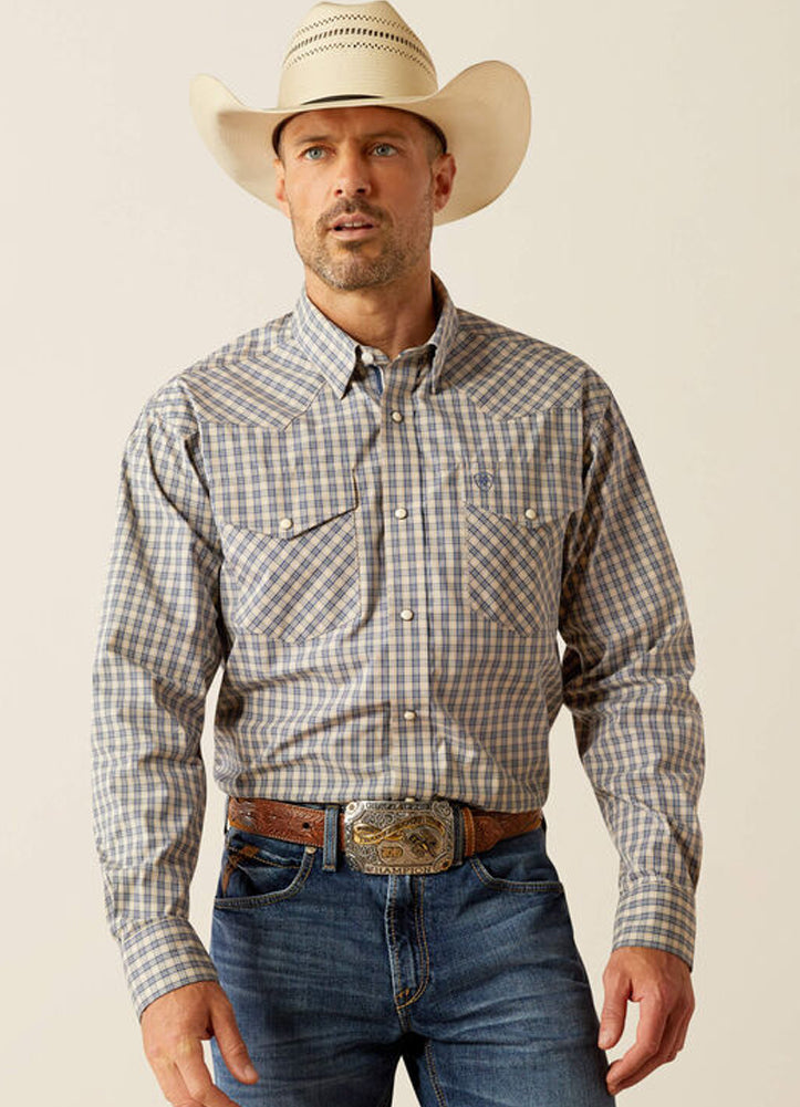 Pro Fairbanks Snap LS in Red by Ariat