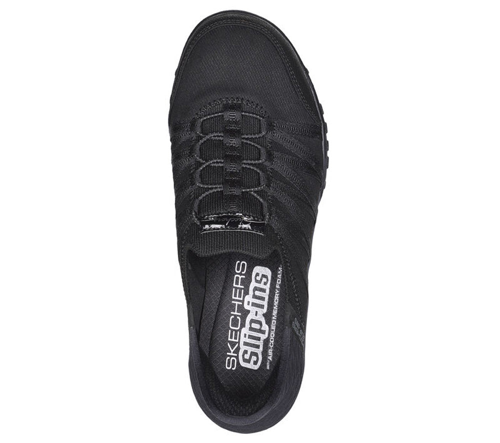 Breathe Easy Roll With Me in Black by Skechers