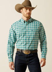 Pro Brayden LS Shirt in Teal by Ariat
