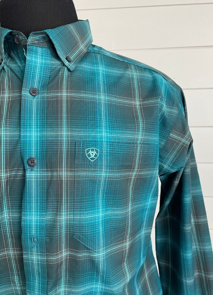Pro Bear LS Shirt in Dark Teal by Ariat
