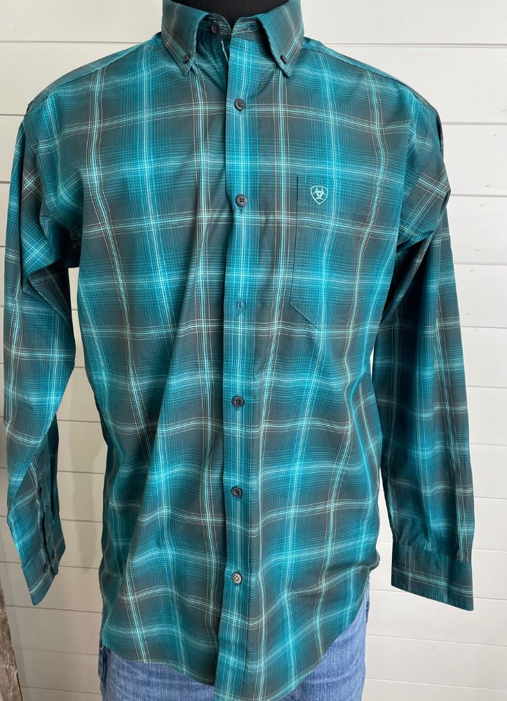 Pro Bear LS Shirt in Dark Teal by Ariat